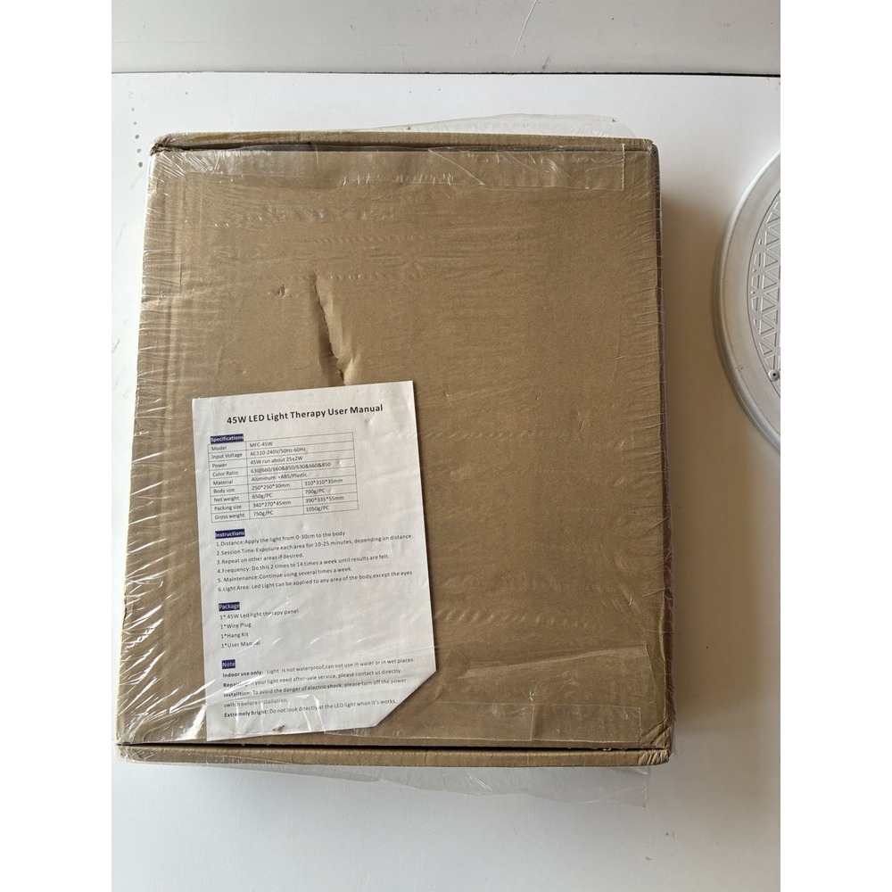 Rhmip Red Light Therapy Device 45W LED Panel Deep 660nm and Near-Infrared 850nm - Picture 4 of 7